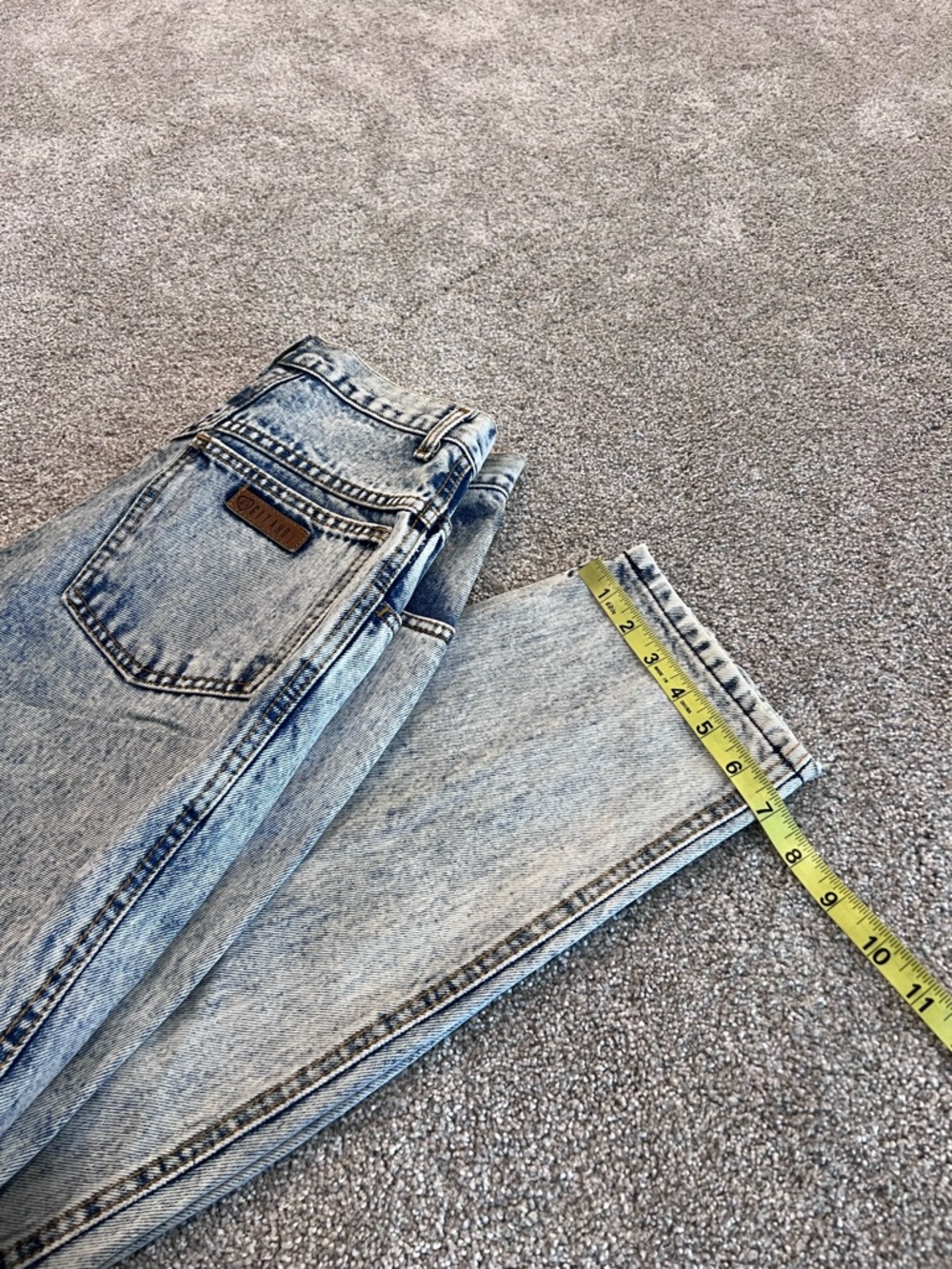 P.S. Gitano Vintage VTG Women’s Jeans Size 12 Acid Wash High Waist Pants Rare - Picture 16 of 16